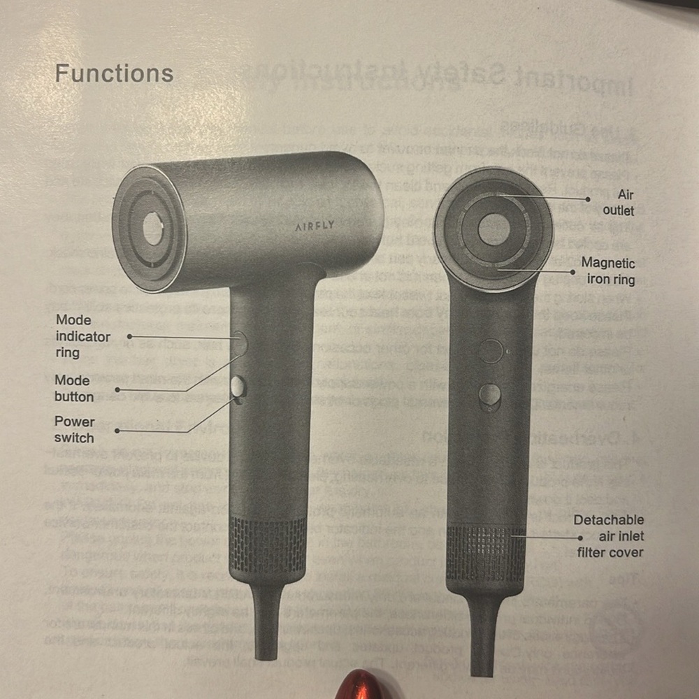 AirFly Turbo P1 Hairdryer by Studio F-A-Porsche - Picture 3 of 4